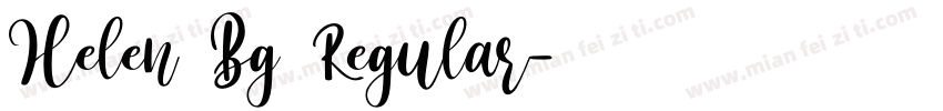 Helen Bg Regular字体转换